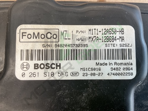 Ford Puma 2019-2024 B7JB 1.0 Petrol Engine Ecu MX7A-12A650-BDA