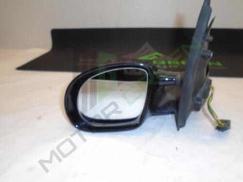 Vauxhall Corsa C 2001-On Black/Grained LH Passenger M3 Door Mirror 13123973